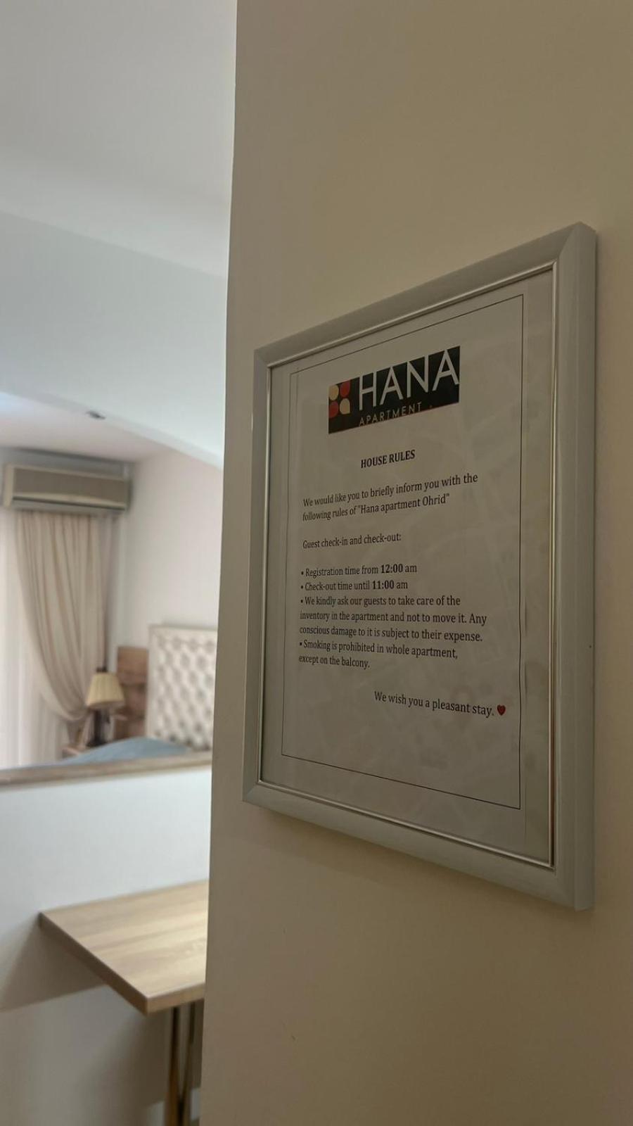 Hana Apartment Ochrid Exteriér fotografie